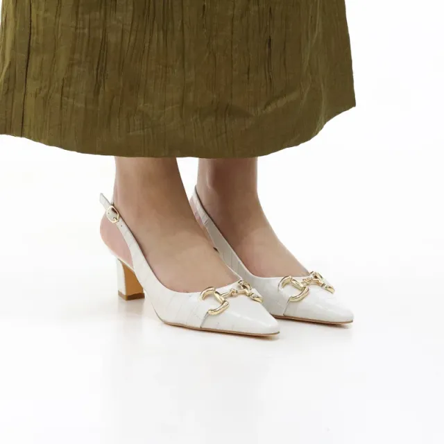 ESPIRA Block Heel Slingback 6 CM Heel