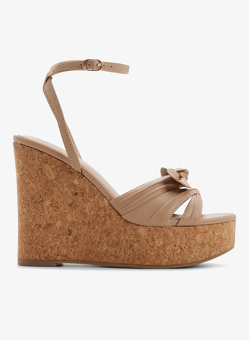 Tainah Ankle Strap High Wedge Sandals
