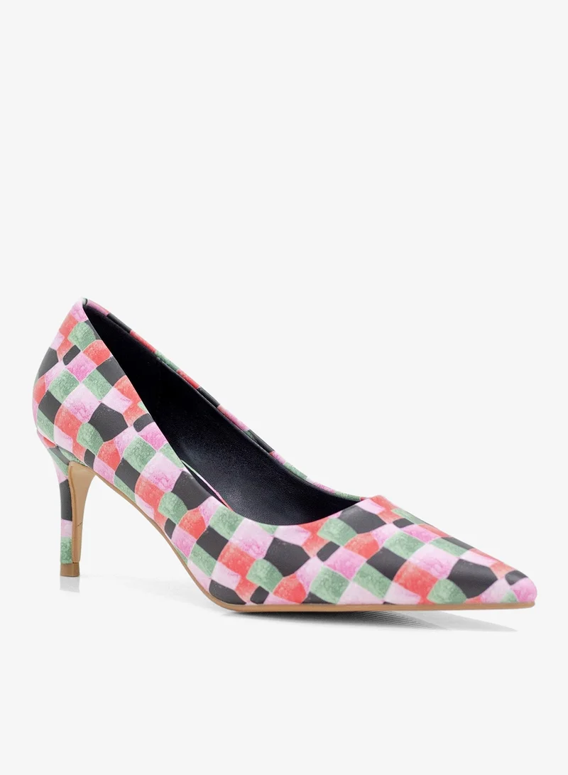 Banu 7cm Pointy Court Heels Pink