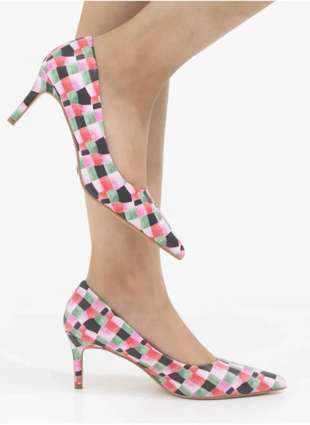 Banu 7cm Pointy Court Heels Pink – image 2