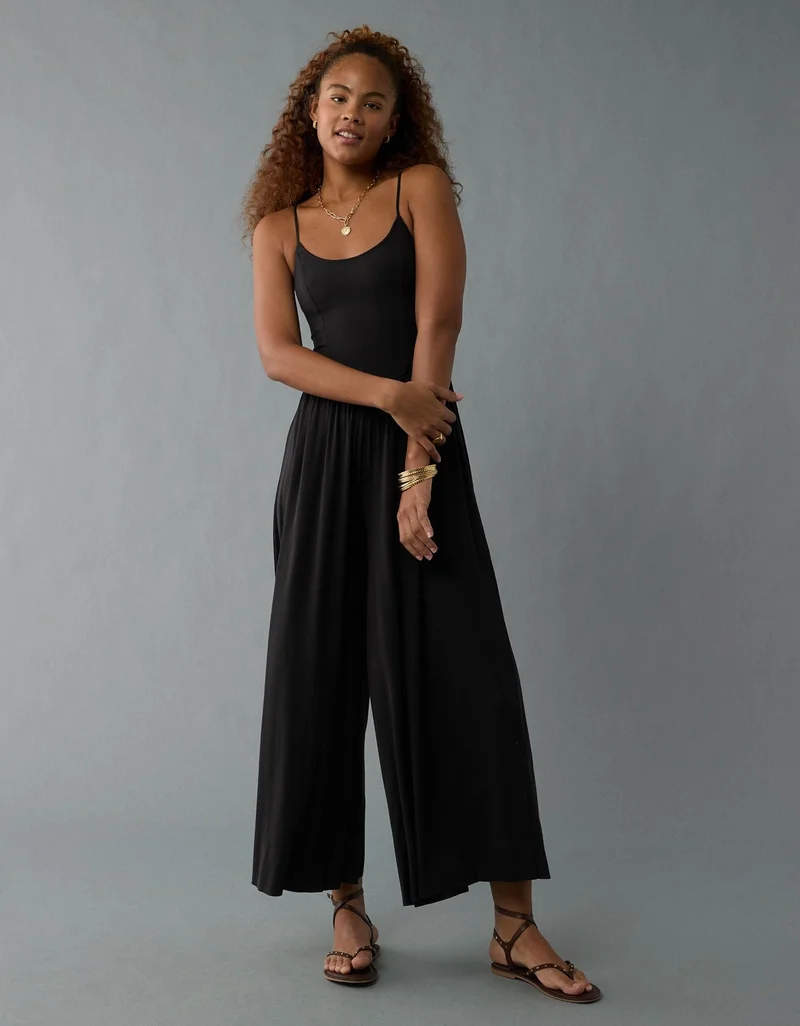 AE Soft Wide-Leg Jumpsuit