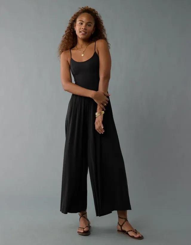 AE Soft Wide-Leg Jumpsuit