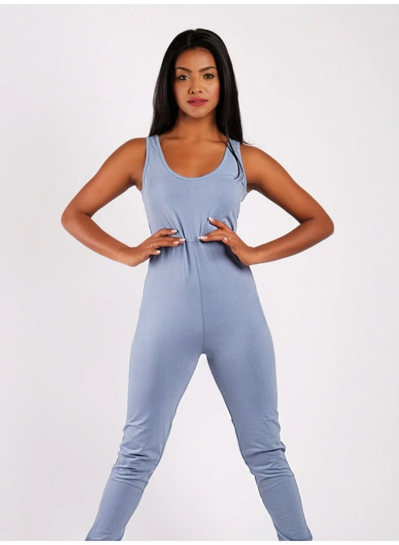 Women's Sleeveless Workout Jumpsuit