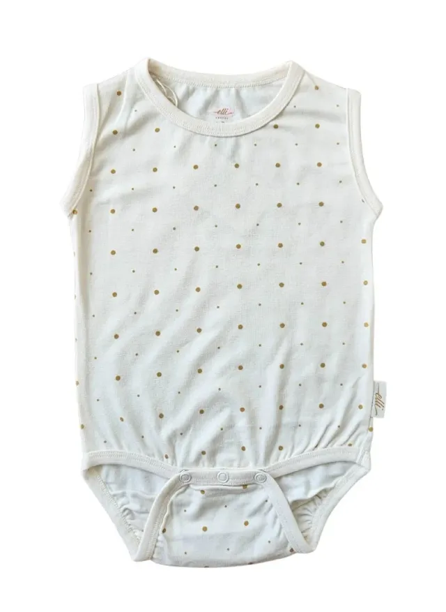 Bamboo Short-Sleeve Polka Dot Tank Top for Girls – image 6