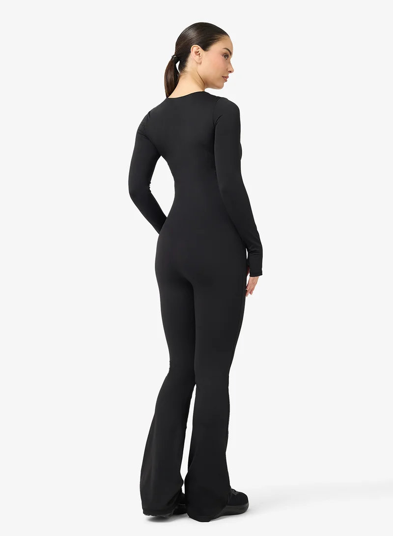 Soft Touch Square Neck Seamless Unitard