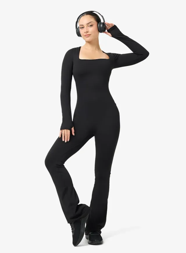 Soft Touch Square Neck Seamless Unitard – image 4