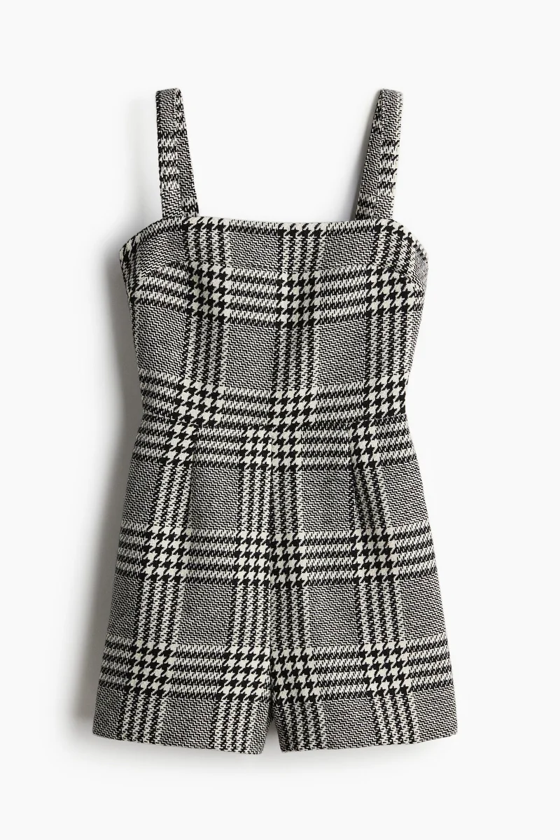 Square-Neck Playsuit