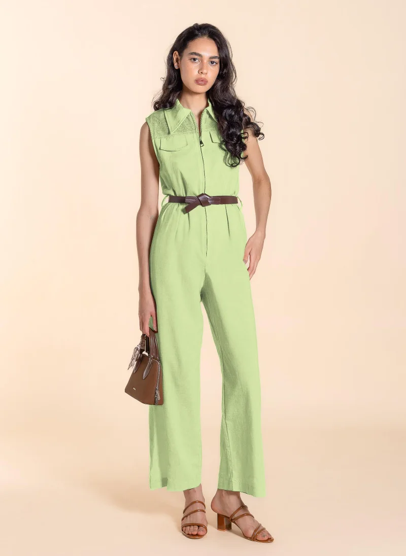 Jumpsuit with Belt