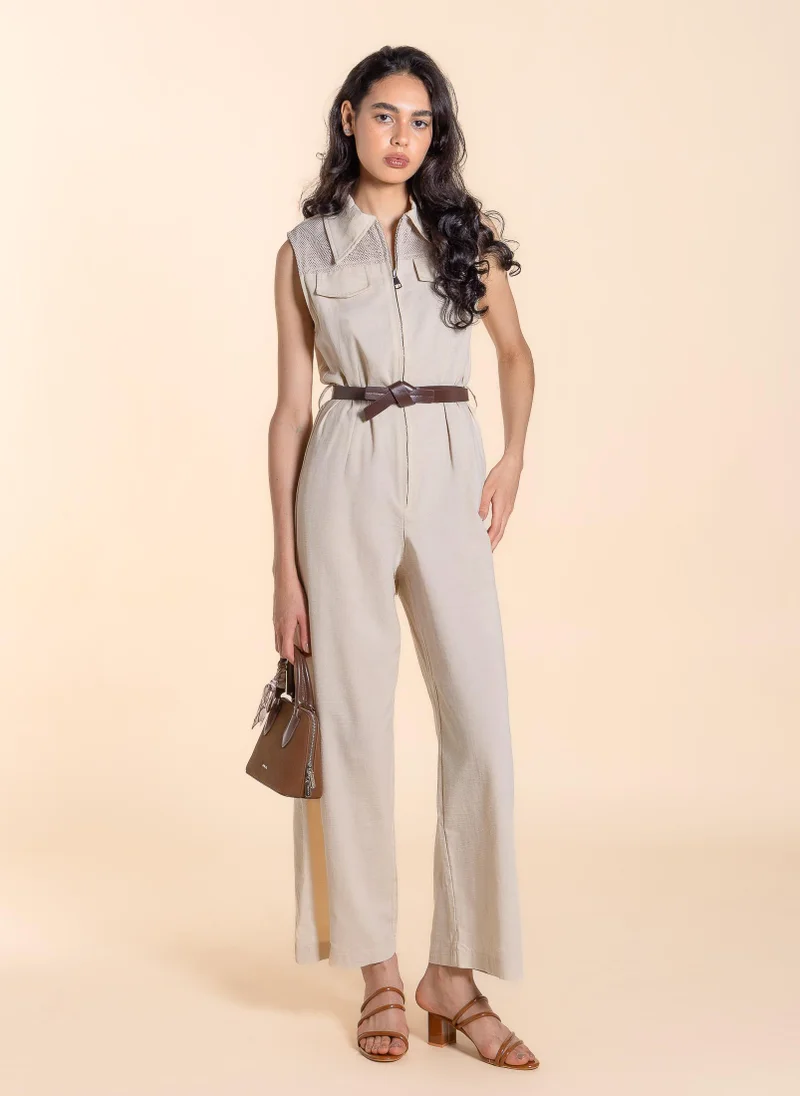 Jumpsuit with Belt