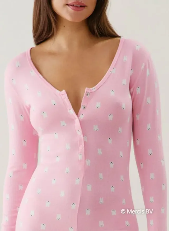 Children's Pink Miffy One-Piece Jumpsuit Playwear – image 5