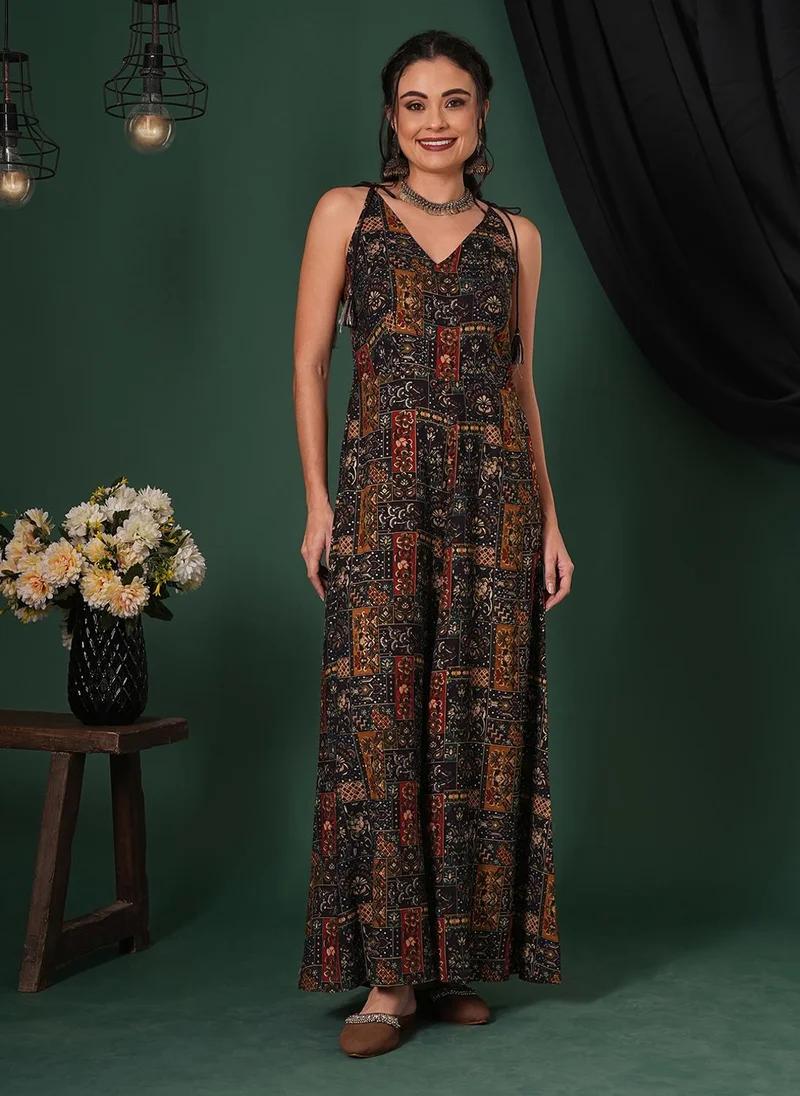 Globus Women Ethnic Floral Print Jumpsuit
