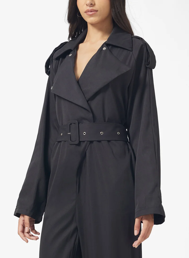 Trench Belted Jumpsuit