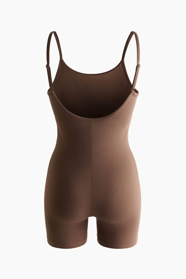 Mole Dark Round Neck Sleeveless Training Unitard for Women – image 7