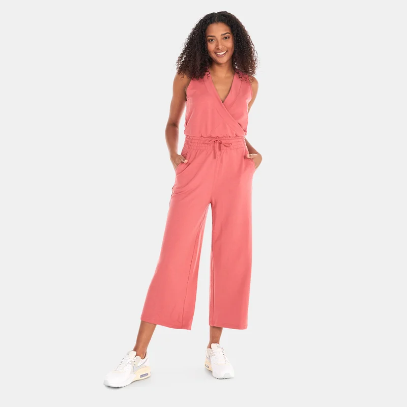 Women's Dri-FIT French Terry Yoga Jumpsuit