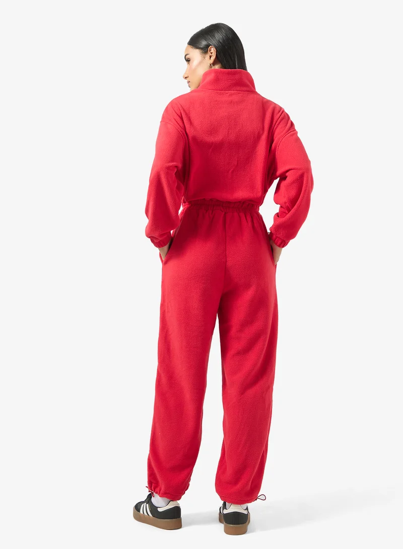 Hooded Zip Up Fleece Onesie