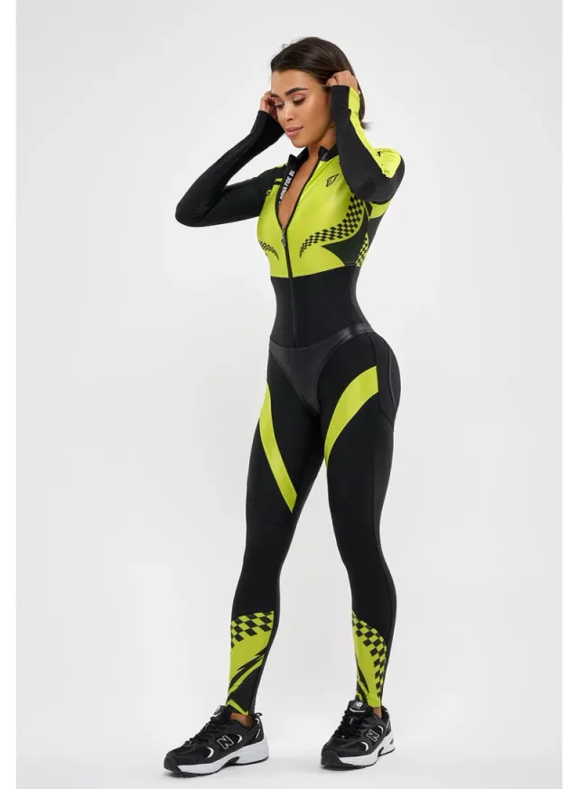 Women's One Piece Workout Jumpsuit Tummy Control – image 5