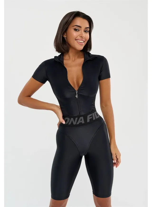 Women's One Piece Workout Jumpsuit Tummy Control