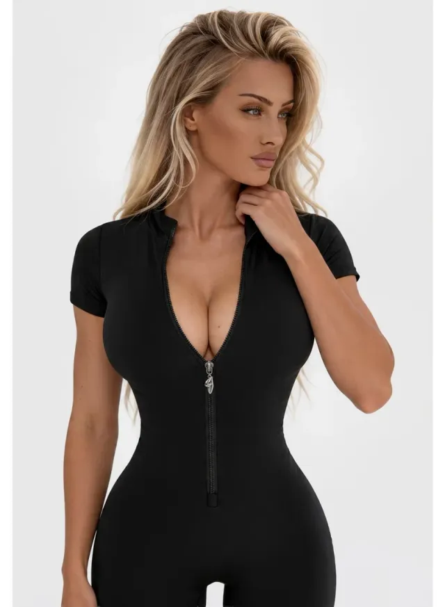 Women's One Piece Workout Jumpsuit Tummy Control – image 4