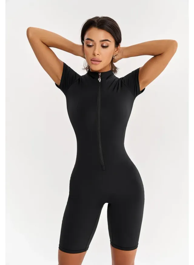 Women's One Piece Workout Jumpsuit Tummy Control – image 9