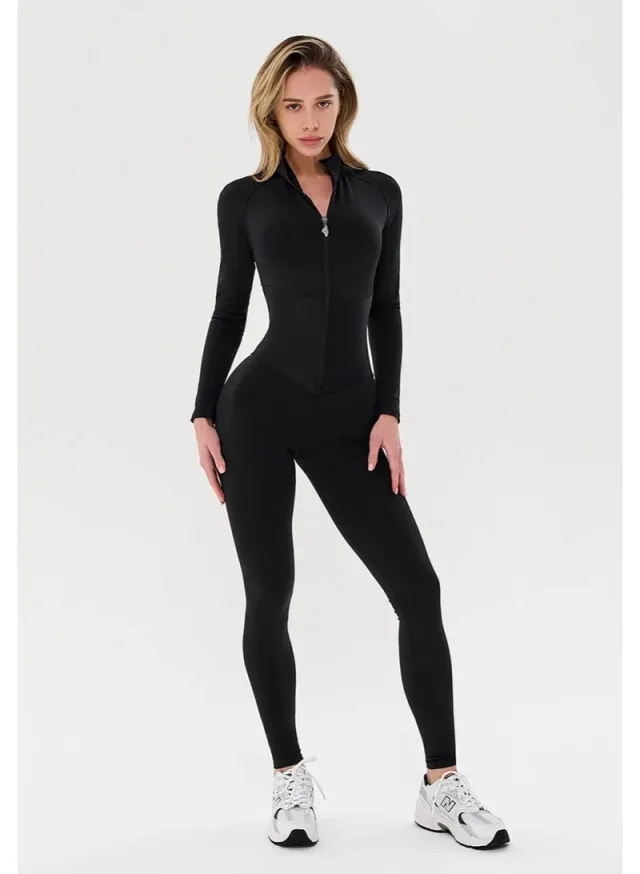 Women's One Piece Workout Jumpsuit Tummy Control – image 5