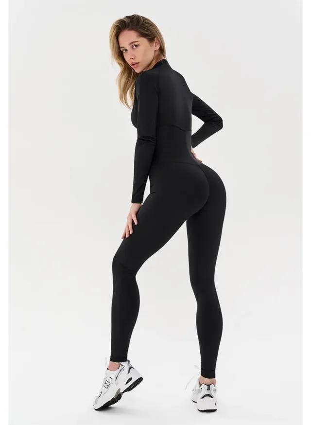 Women's One Piece Workout Jumpsuit Tummy Control – image 6