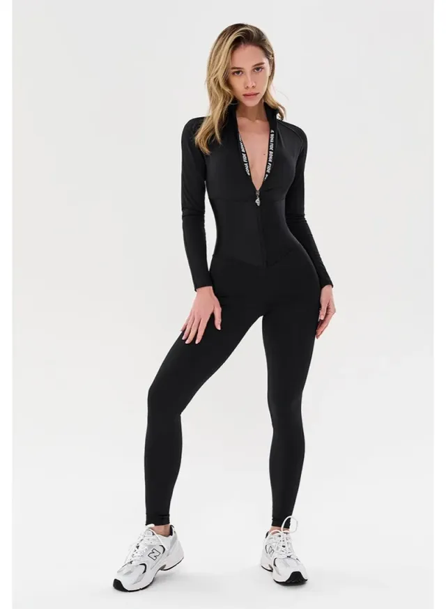 Women's One Piece Workout Jumpsuit Tummy Control – image 7