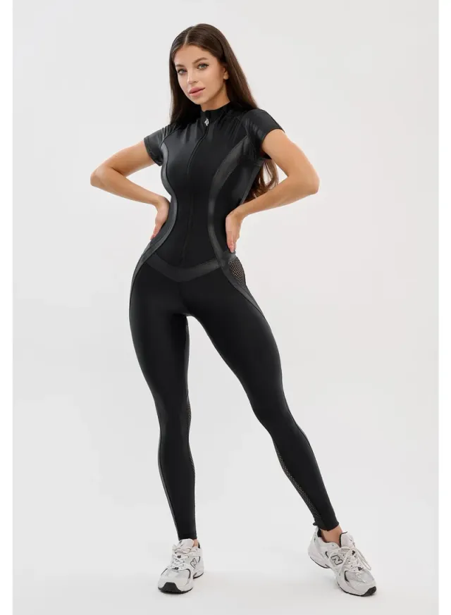 Women's One Piece Workout Jumpsuit Tummy Control – image 5