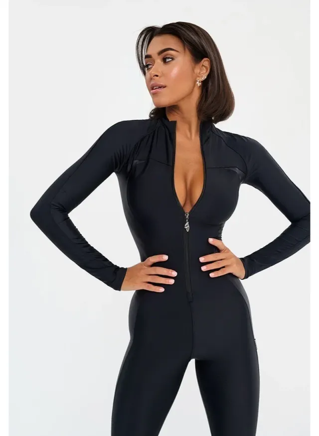 Women's One Piece Workout Jumpsuit Tummy Control – image 7