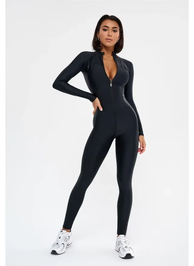 Women's One Piece Workout Jumpsuit Tummy Control – image 9