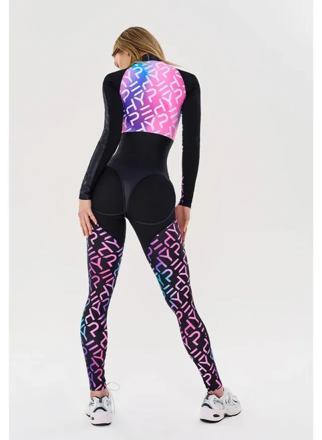 Women's One Piece Workout Jumpsuit Tummy Control – image 4