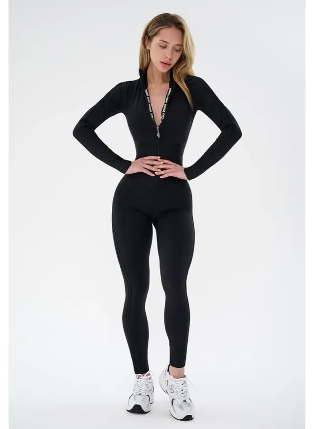 Women's One Piece Workout Jumpsuit Tummy Control – image 5