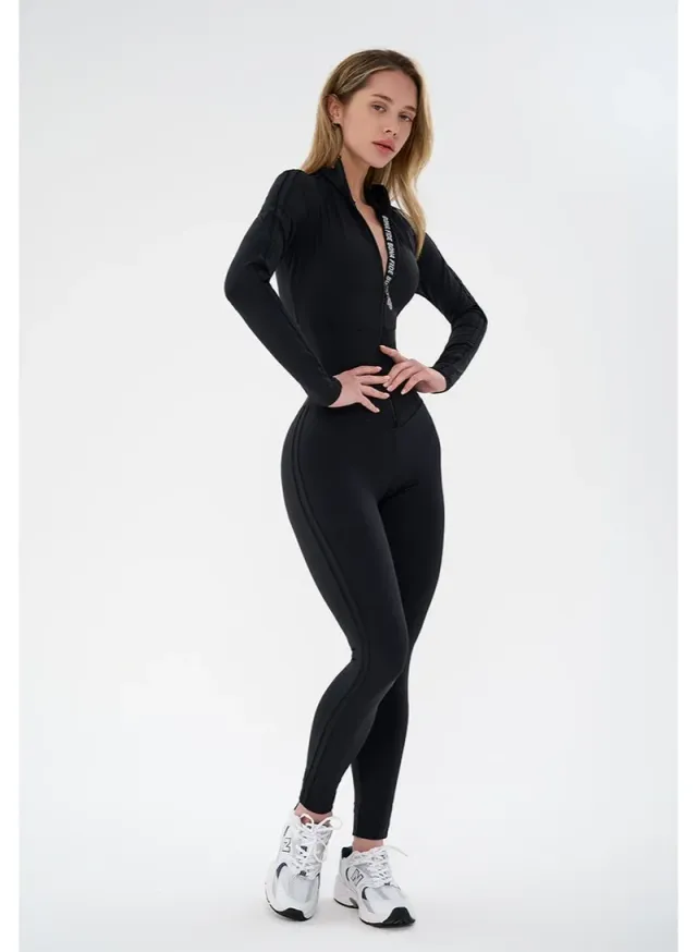 Women's One Piece Workout Jumpsuit Tummy Control – image 6