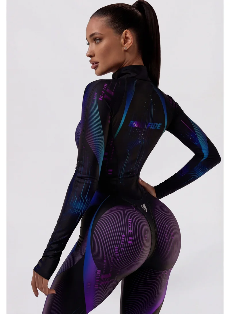 Women's One Piece Workout Jumpsuit Tummy Control