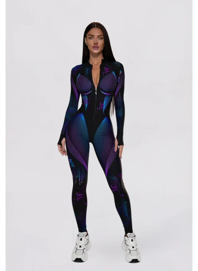 Women's One Piece Workout Jumpsuit Tummy Control – image 5