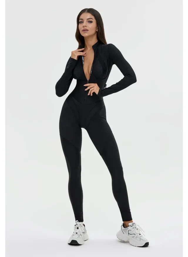 Women's One Piece Workout Jumpsuit Tummy Control – image 3