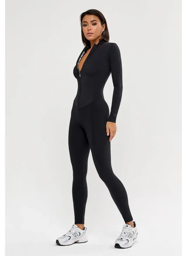 Women's One Piece Workout Jumpsuit Tummy Control – image 4