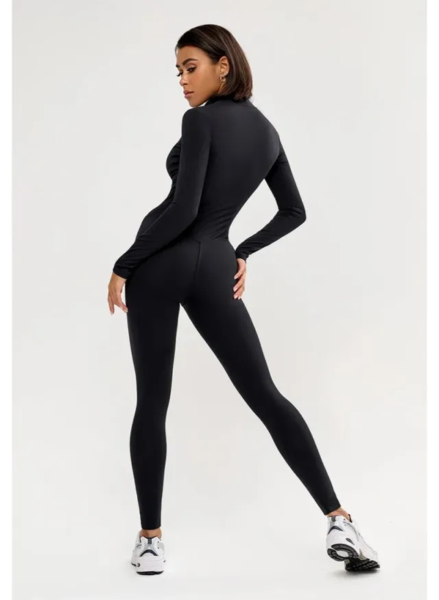 Women's One Piece Workout Jumpsuit Tummy Control – image 5