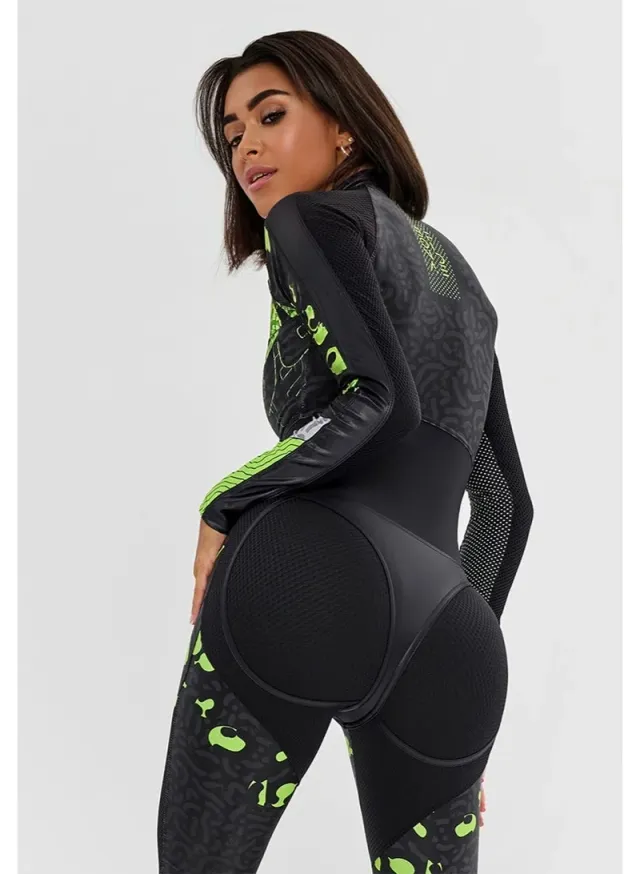 Women's One Piece Workout Jumpsuit Tummy Control – image 5