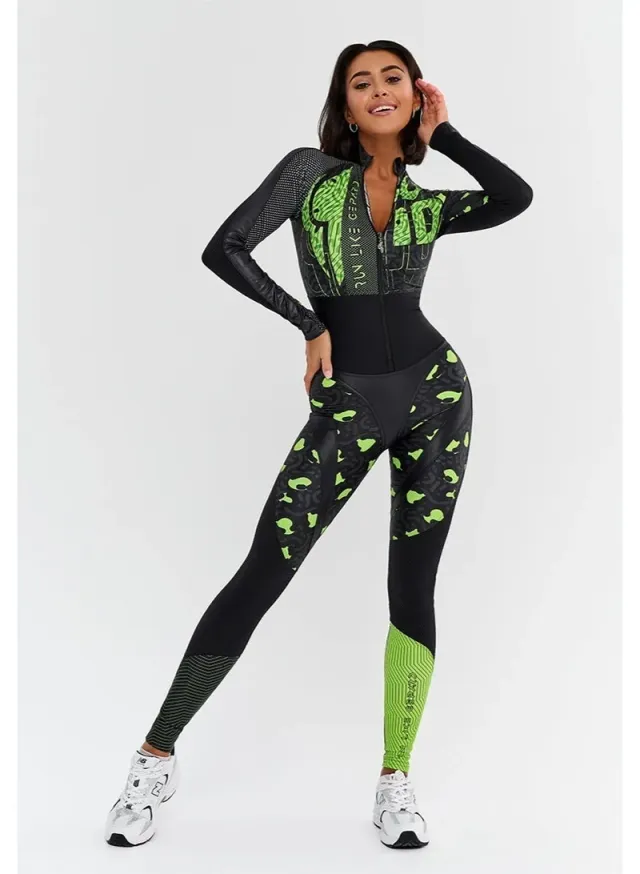 Women's One Piece Workout Jumpsuit Tummy Control – image 6