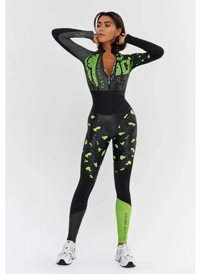 Women's One Piece Workout Jumpsuit Tummy Control – image 9