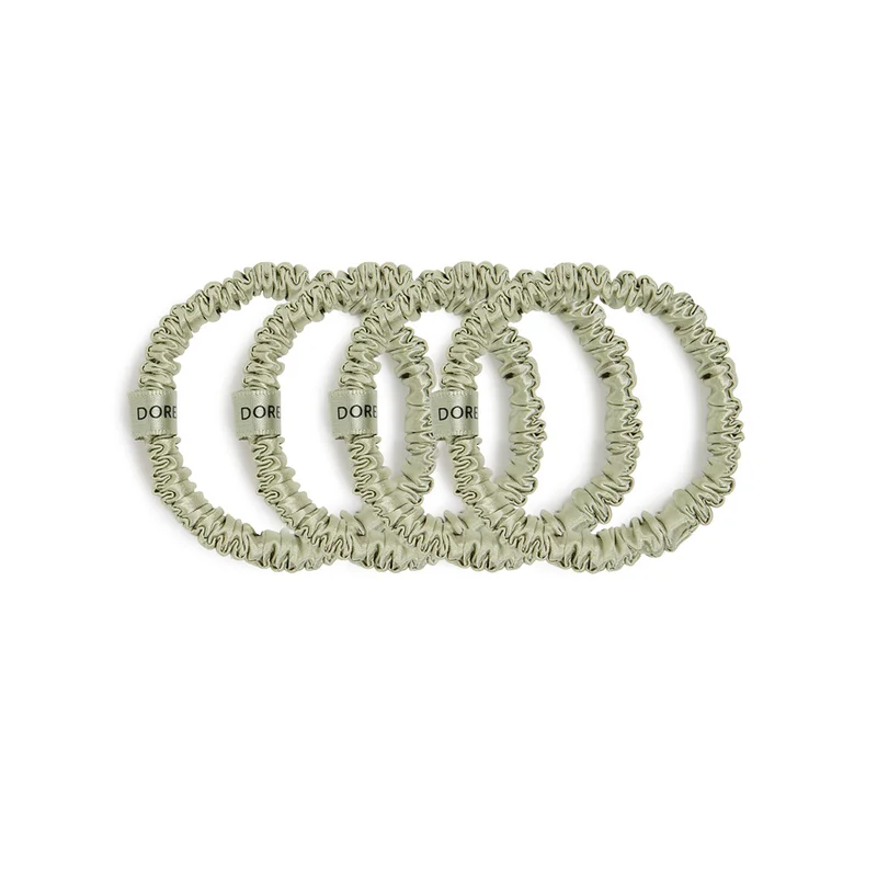 Scrunchie set 1cm Olive