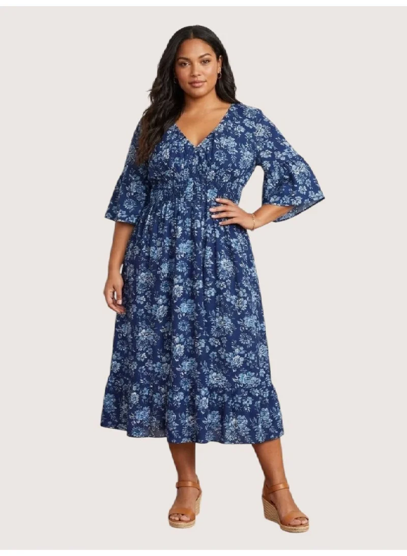 Women's Printed Midi Dress