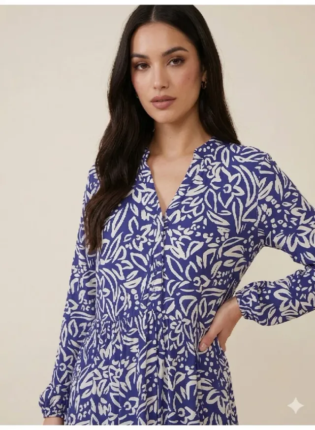 Floral Button Front Maxi Dress – image 4