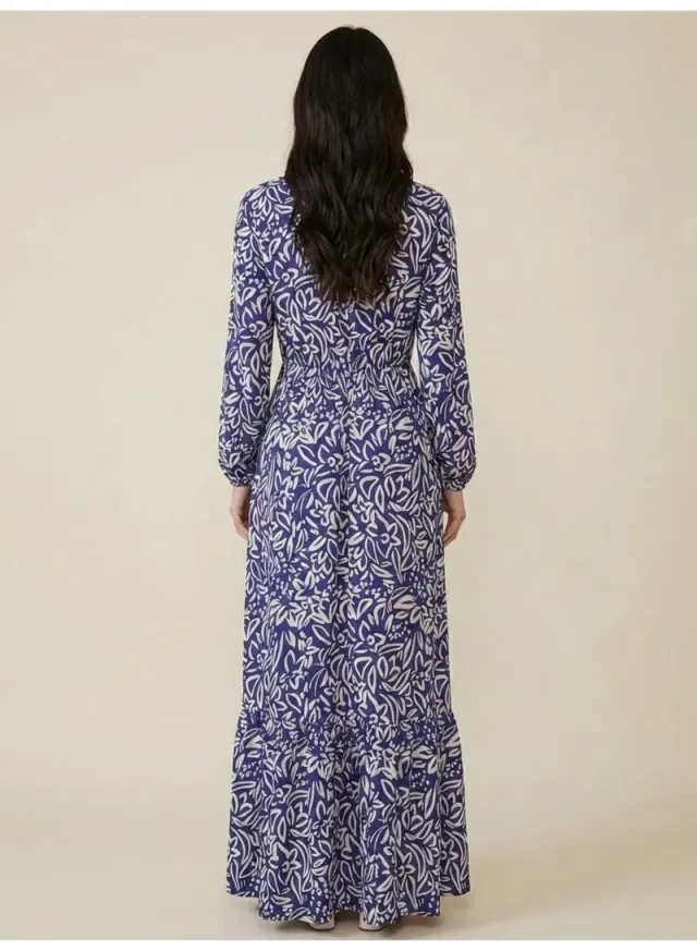 Floral Button Front Maxi Dress – image 5