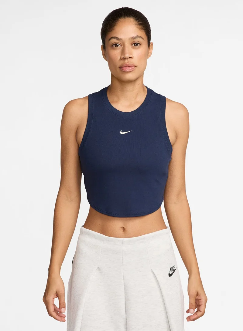 Nsw Essential Ribbed Crop Tank