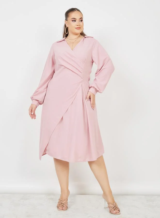 Blouson Sleeve Dress