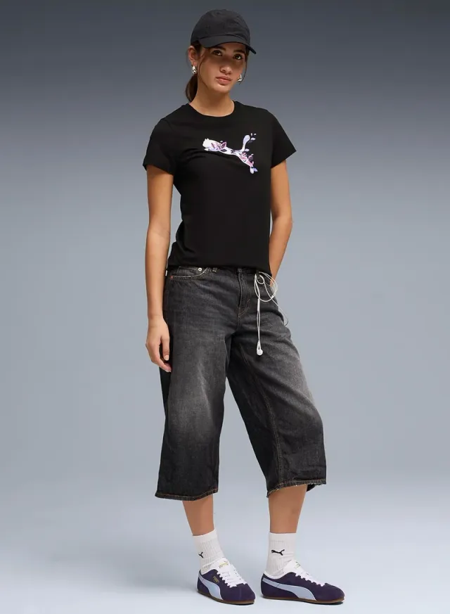 Floral Cat T-Shirt – image 3