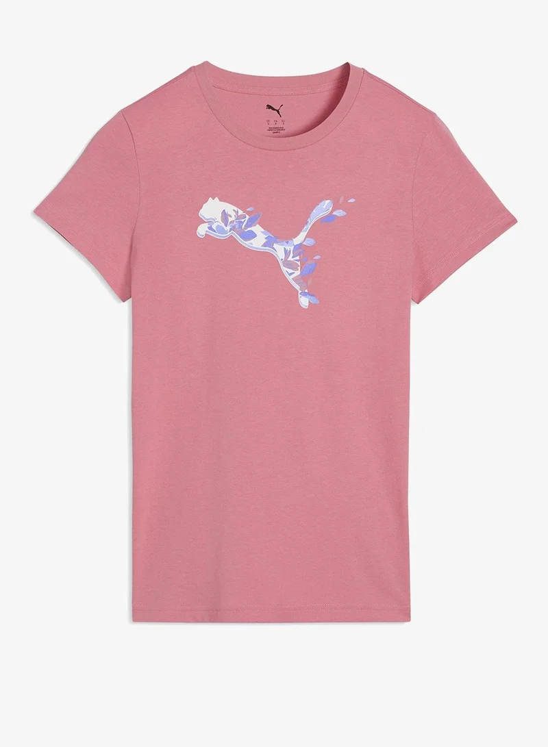 Floral Cat T-Shirt