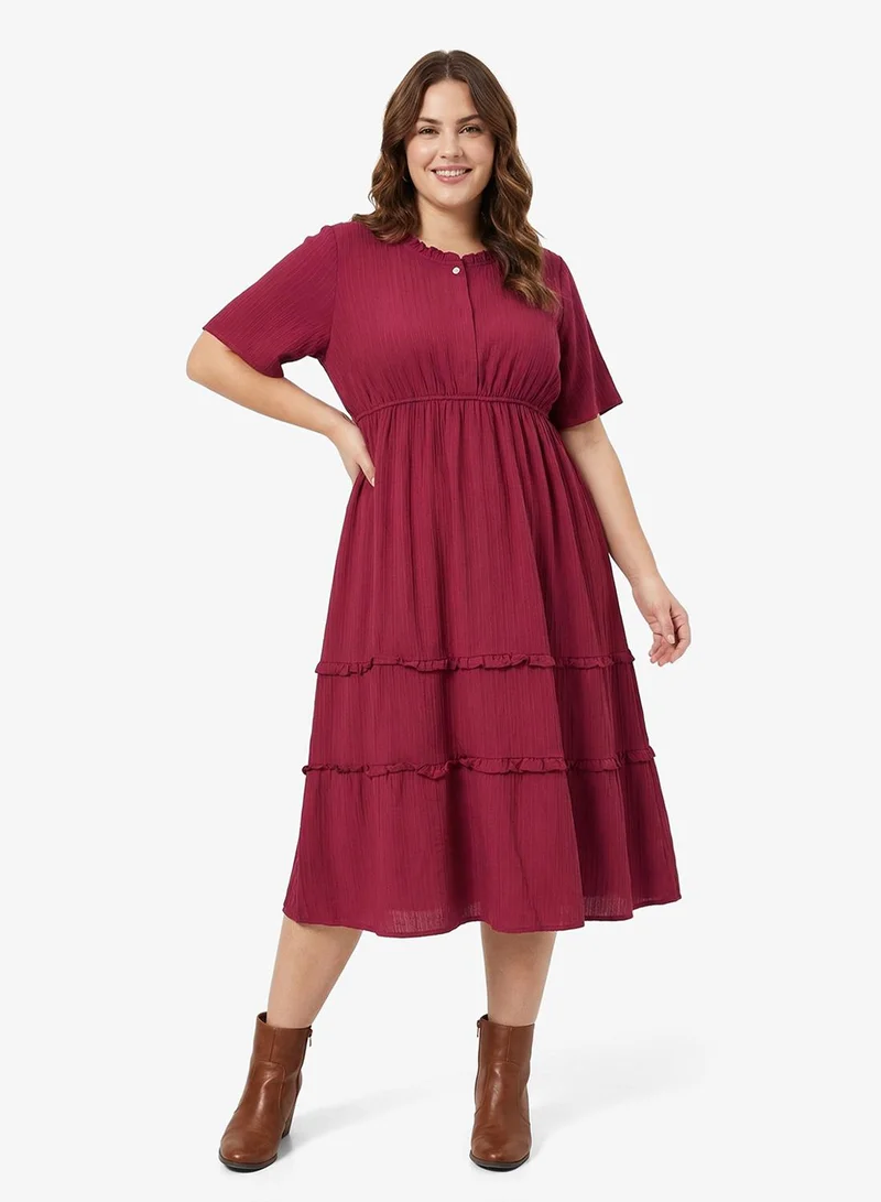 A-Line Tiered Dress