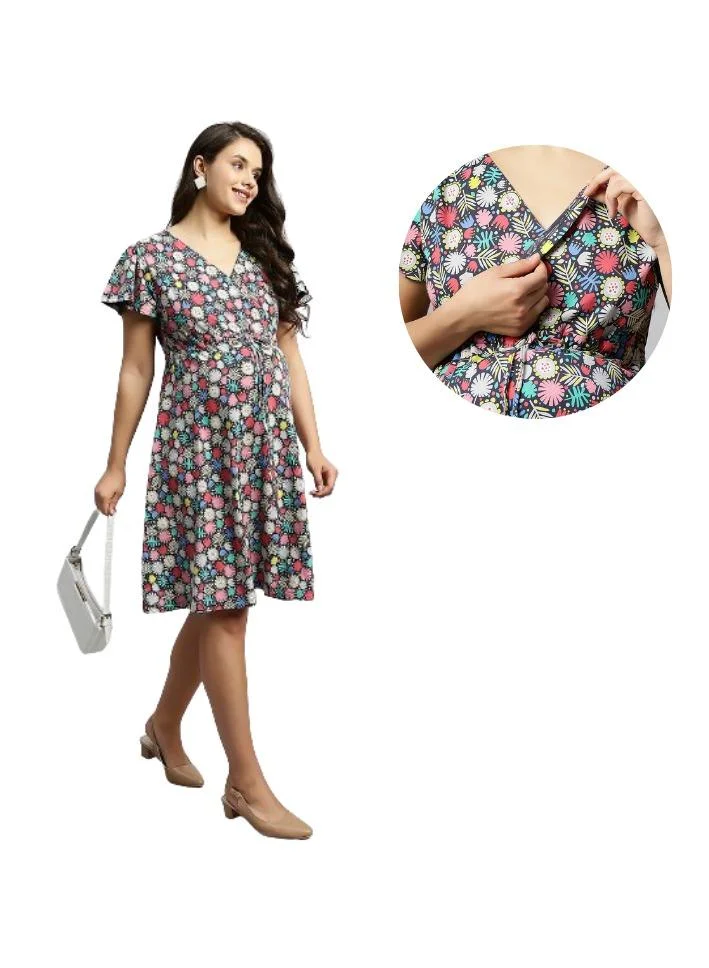 Floral A-Line Dress